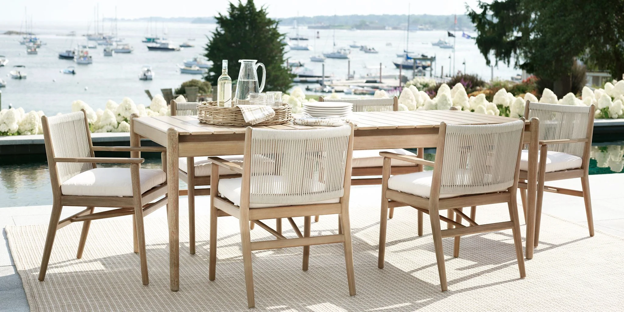 Gridiron Wheat Handwoven Indoor/Outdoor Rug - Image 3