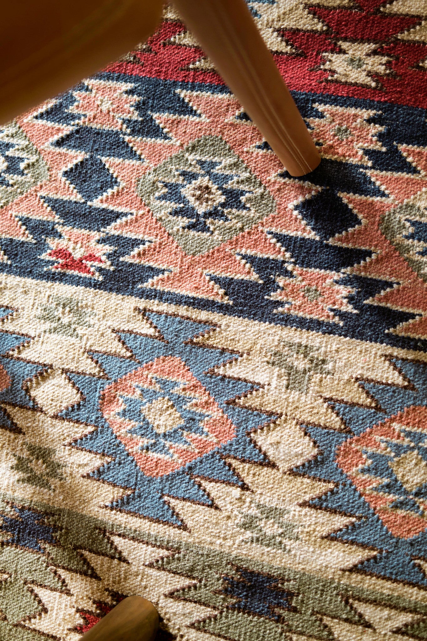 Balsam Kilim Multi Handwoven Wool Rug - Image 3