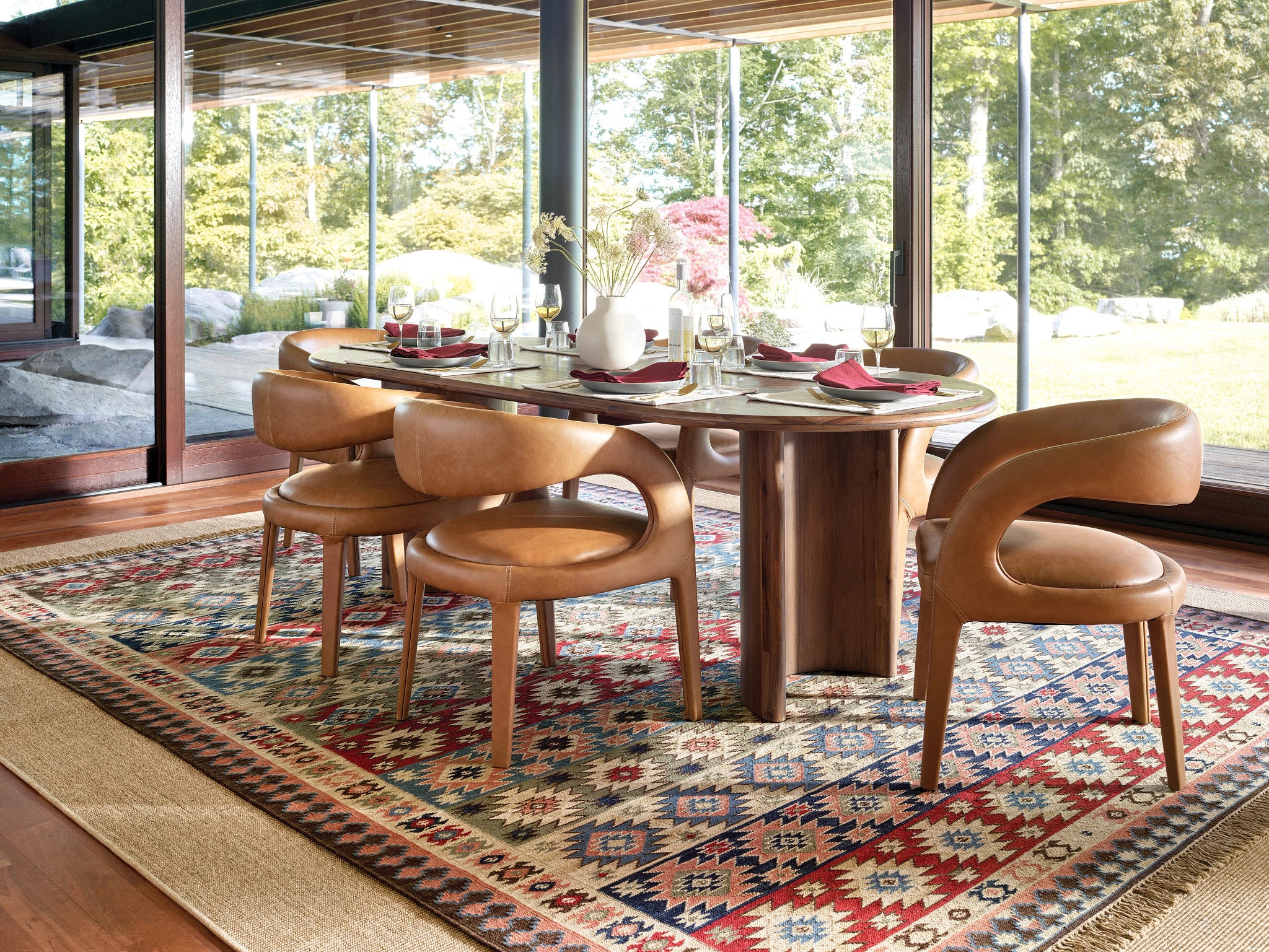 Balsam Kilim Multi Handwoven Wool Rug - Image 2
