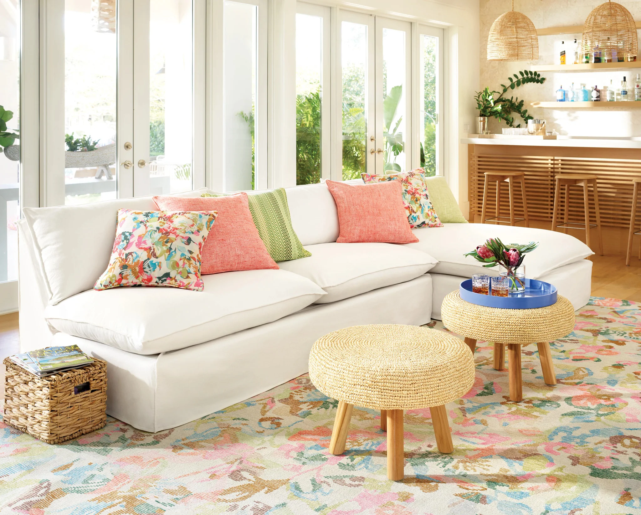 Bloom Multi Hand Tufted Wool Rug - Image 3