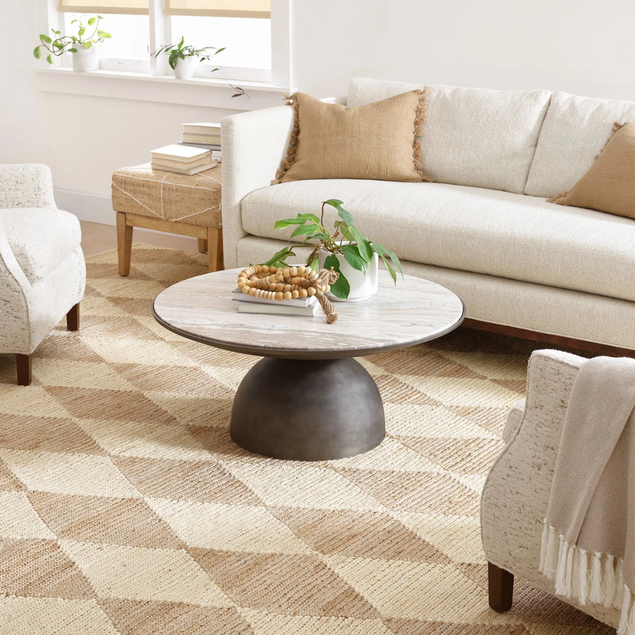 Harwich Natural Handwoven Jute Rug - Image 3