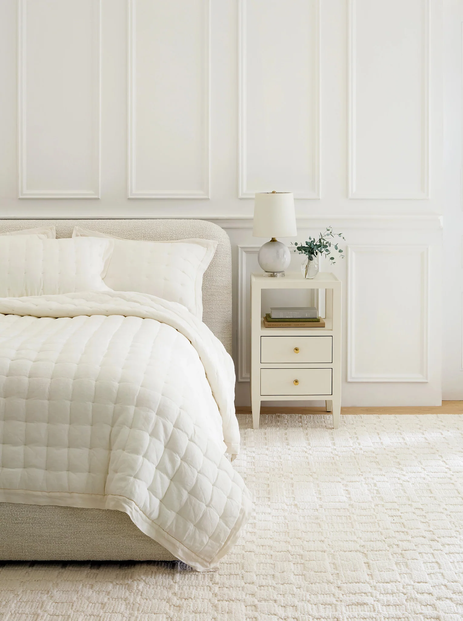 Isadora Ivory Handwoven Wool Rug - Image 2