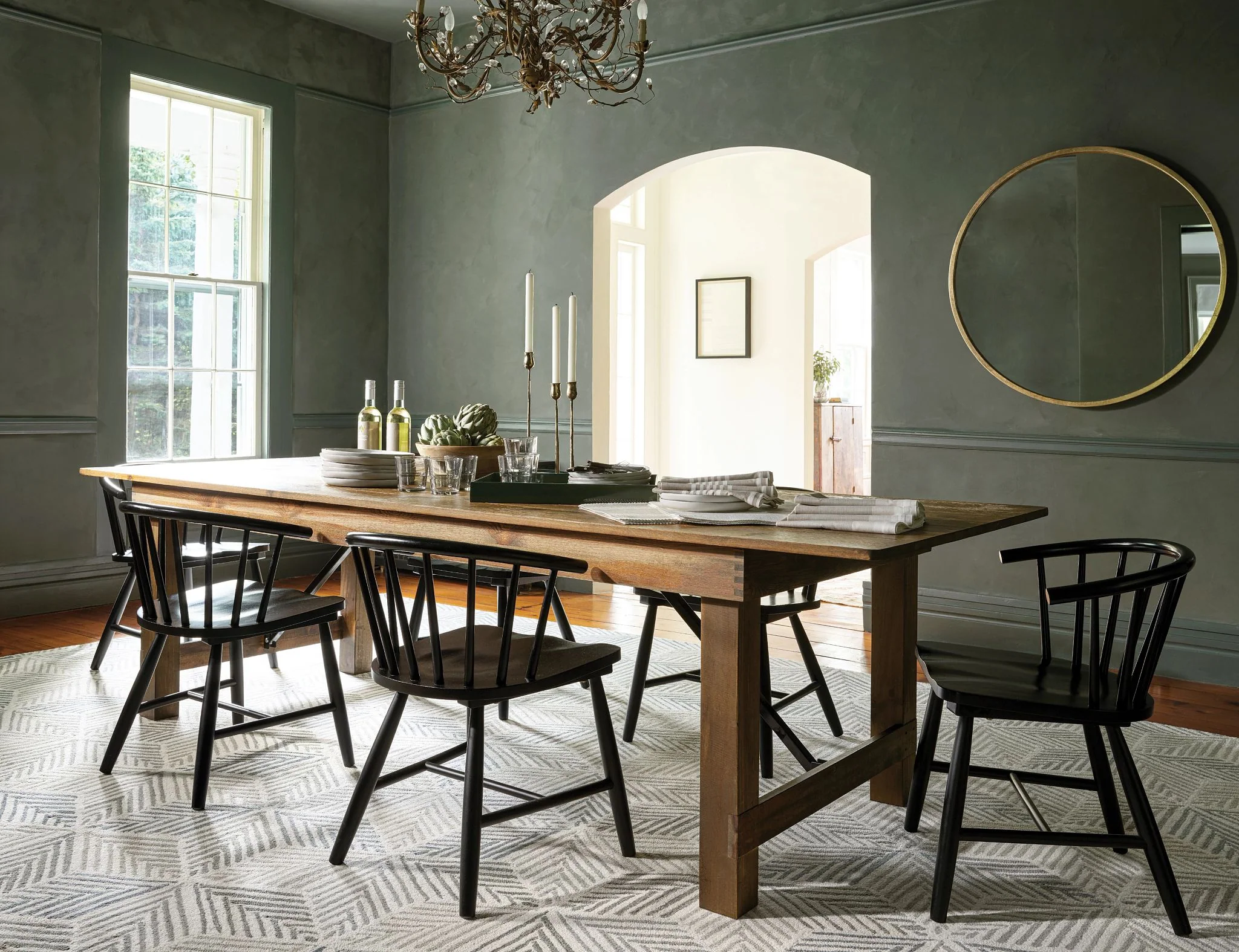 Karari Blue Hand Hooked Wool Rug - Image 3