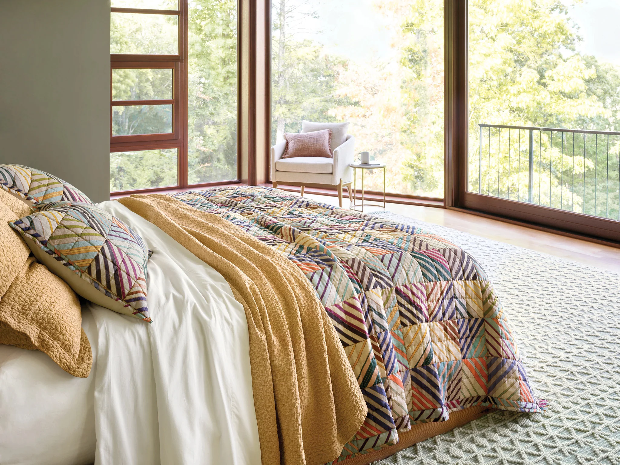 Pembrook Desert Sage Handwoven Wool Rug - Image 3