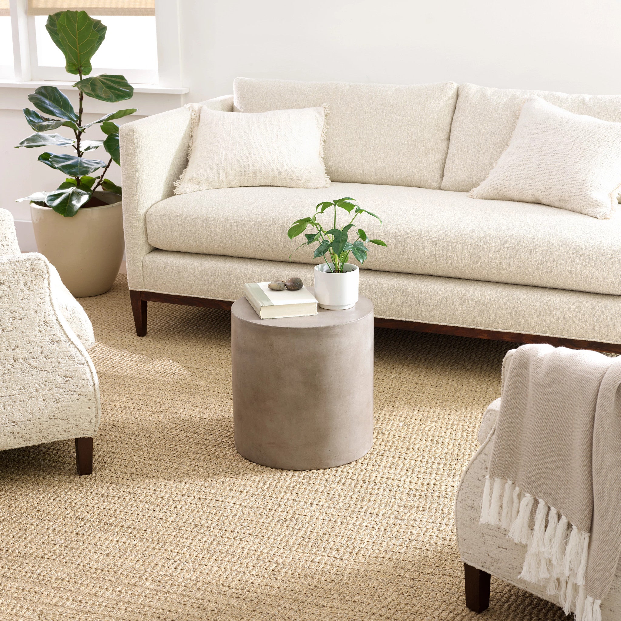 Wicker Natural Woven Sisal Rug - Image 3
