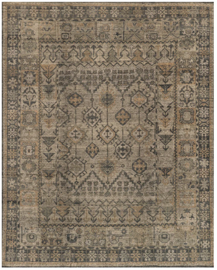 Heirloom, Bone / Charcoal Rug - Image 1