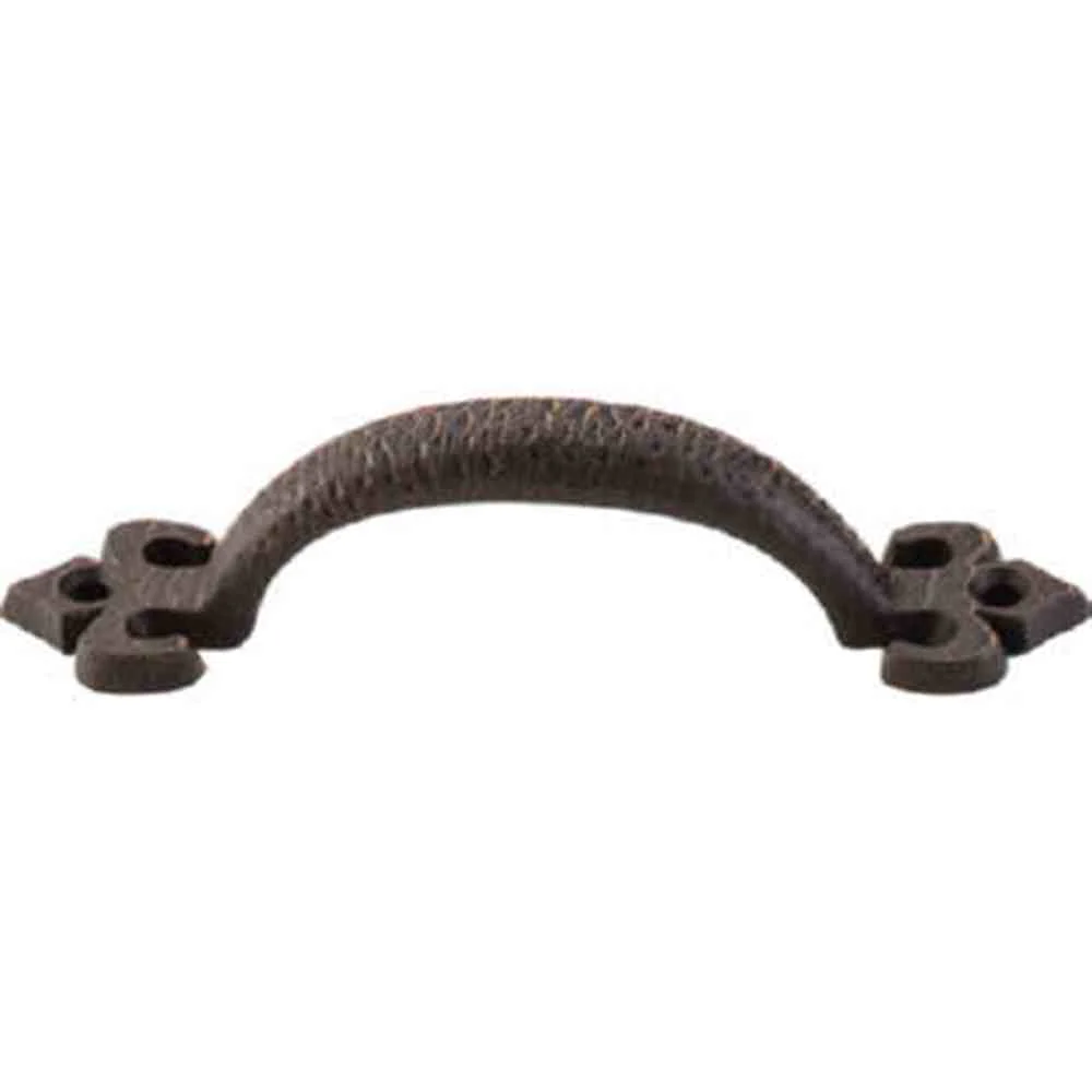 Top Knobs Fleur Cabinet Pull 4-1/16" Center to Center - Image 1