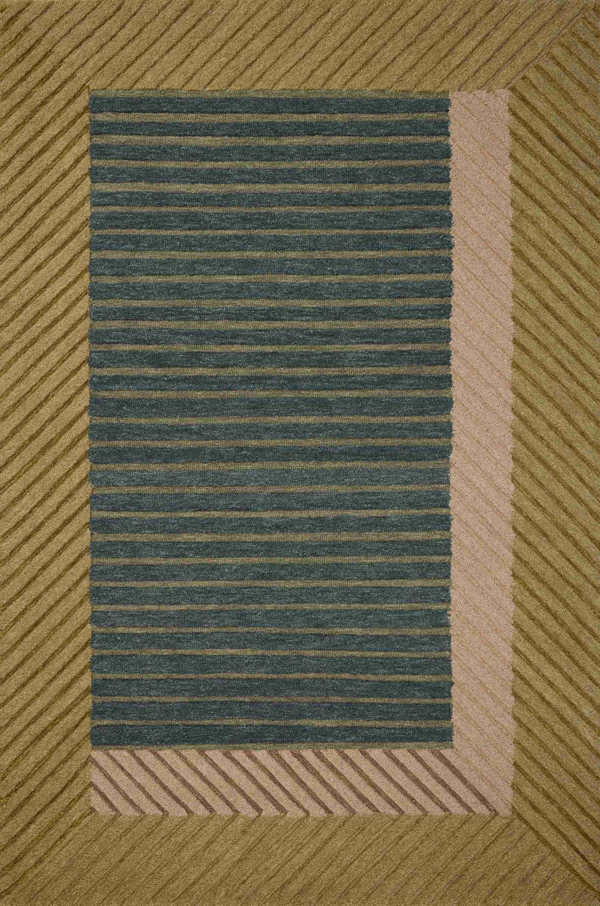 Brigette Romanek x Loloi Madi Green / Multi Rug