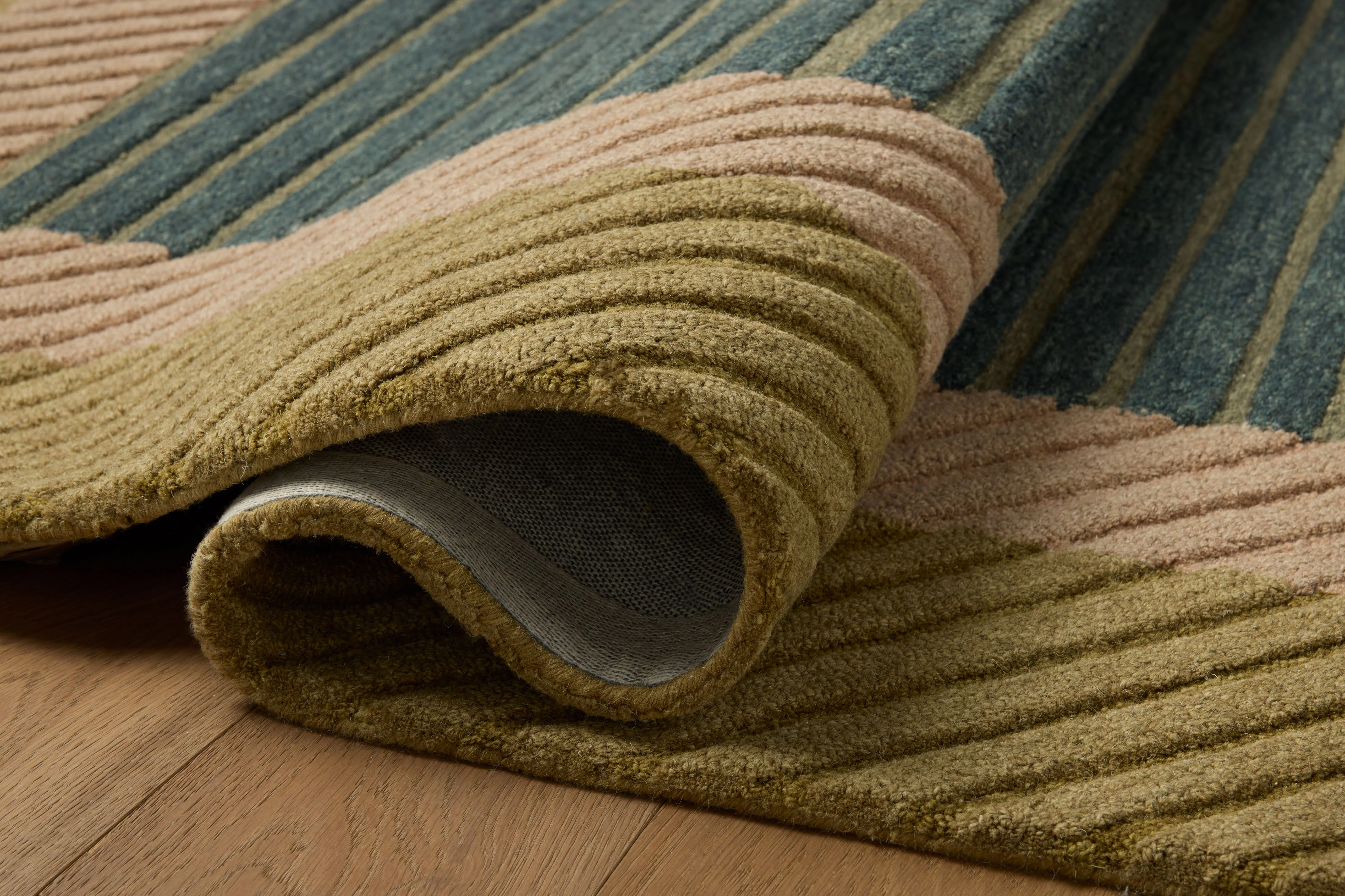 Brigette Romanek x Loloi Madi Green / Multi Rug - Image 3