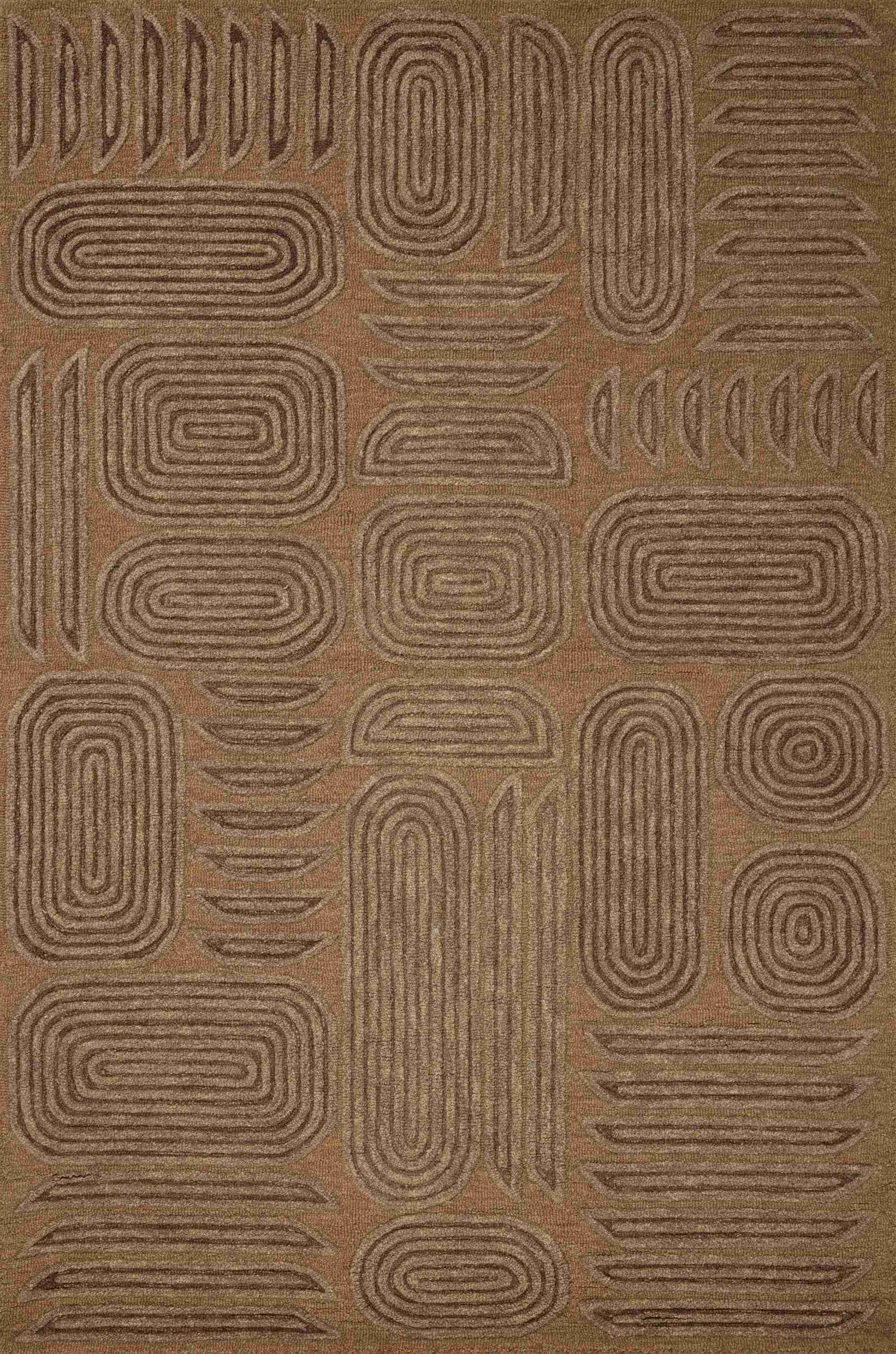 Brigette Romanek x Loloi Madi Mocha / Cocoa Rug