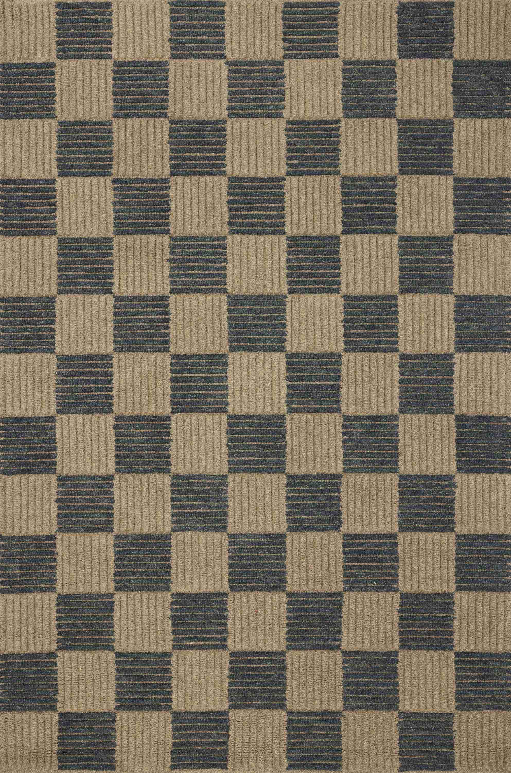 Brigette Romanek x Loloi Madi Taupe / Navy Rug