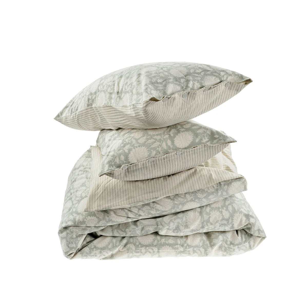 Maeve Block Print Duvet Set - Image 3