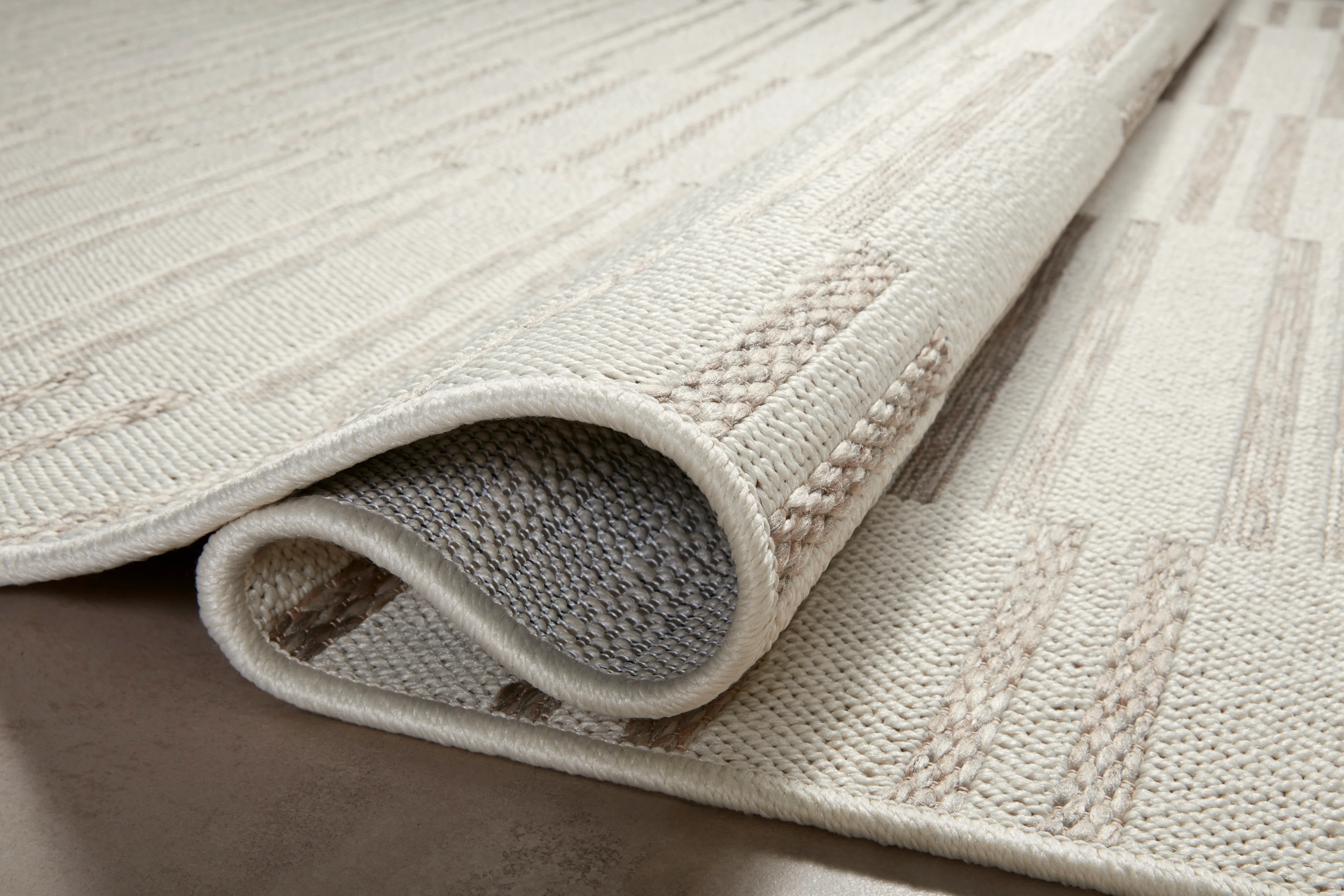 Amber Lewis × Loloi Malibu III Ivory / Dove Rug - Image 3