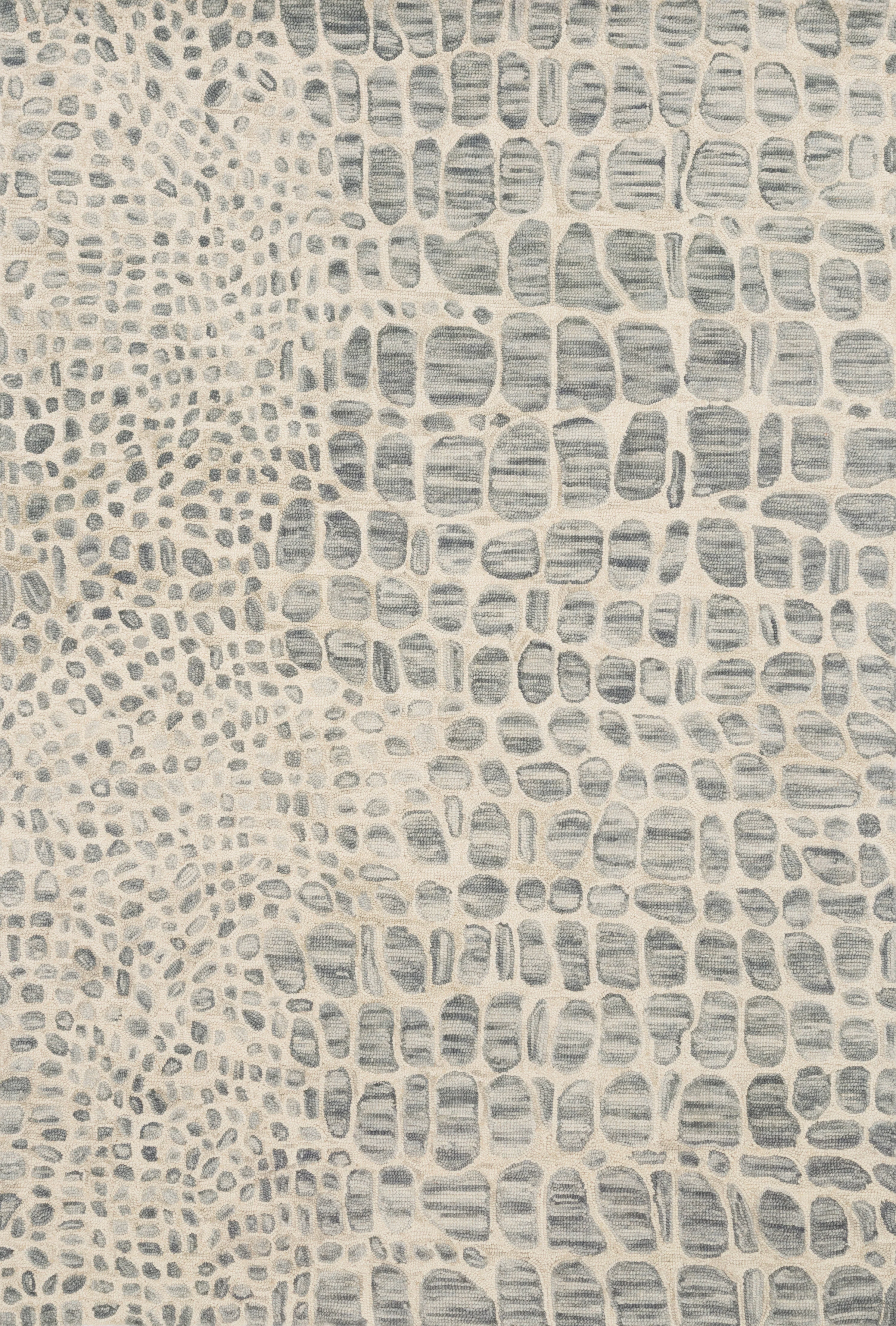 Masai Silver Grey / Ivory Rug - Image 1
