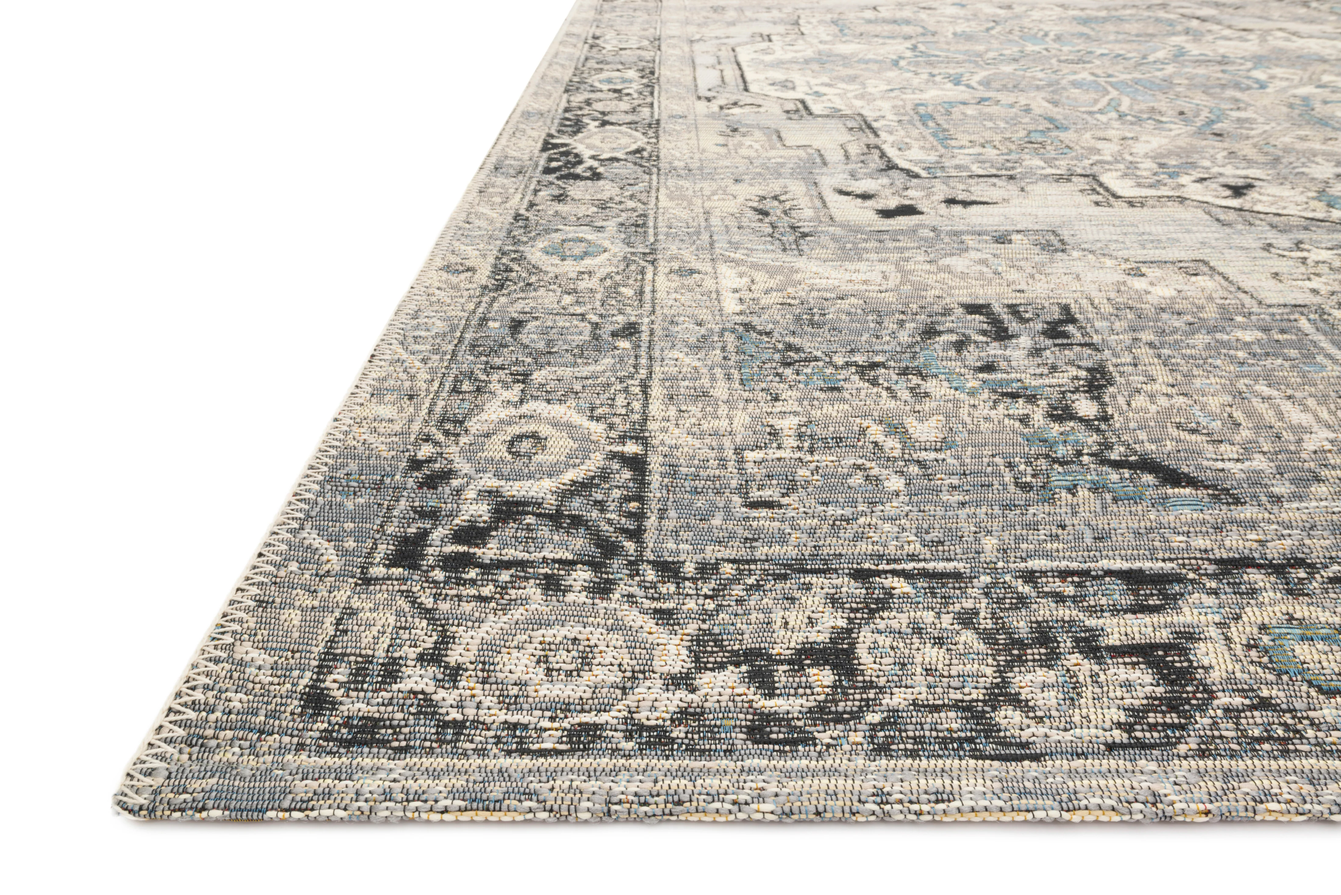 Mika Grey / Blue Rug - Image 2