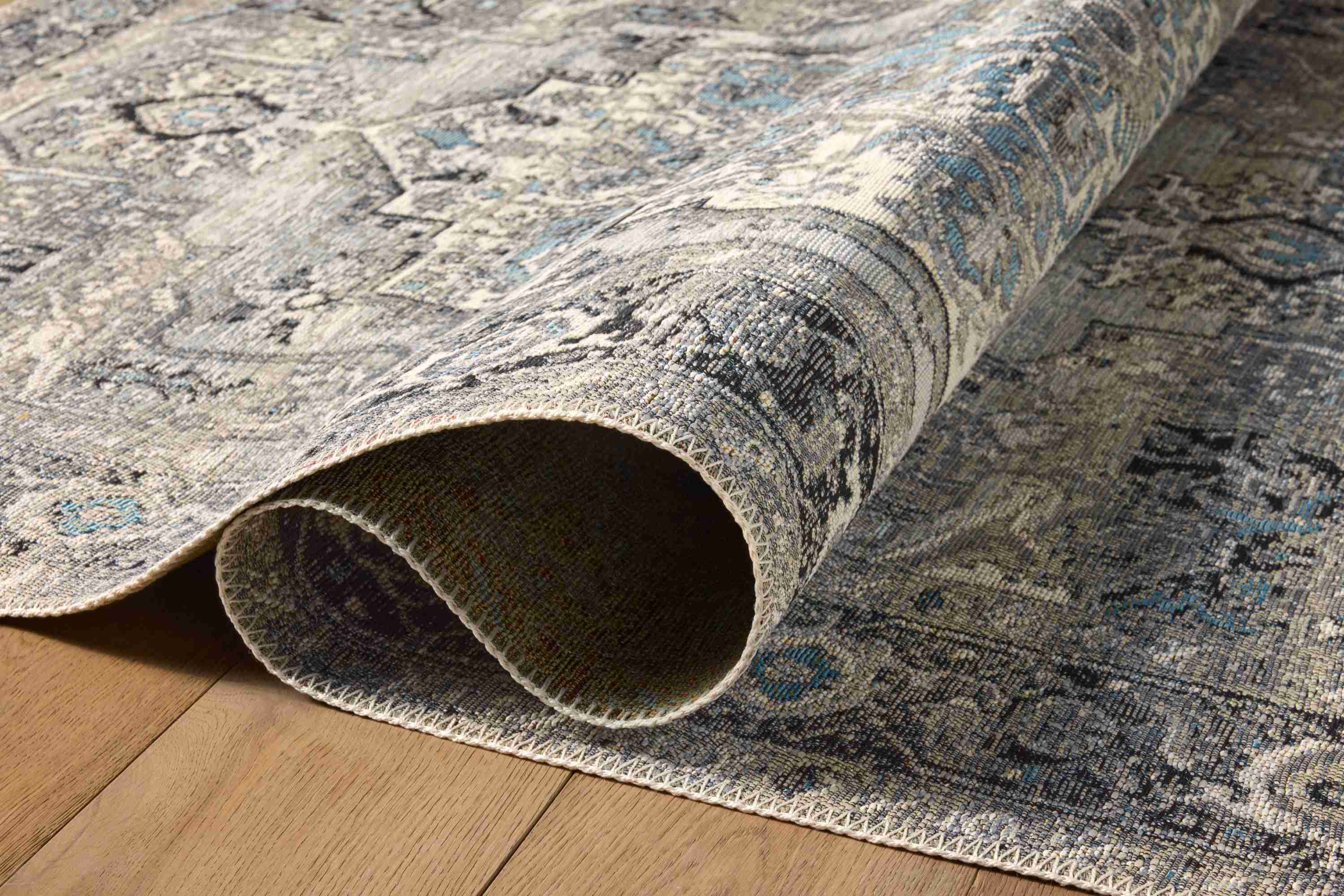 Mika Grey / Blue Rug - Image 3