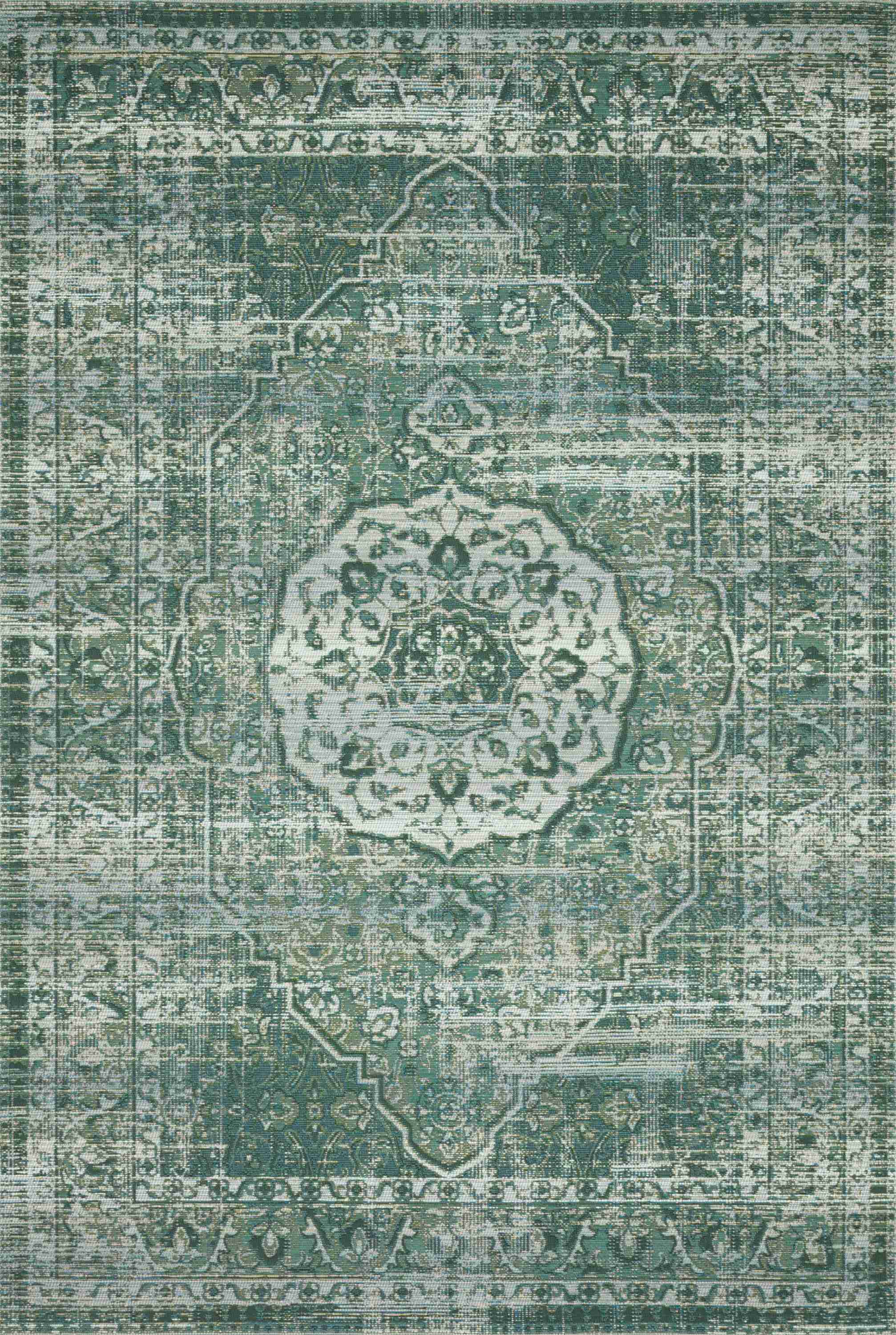 Mika Green / Mist Rug