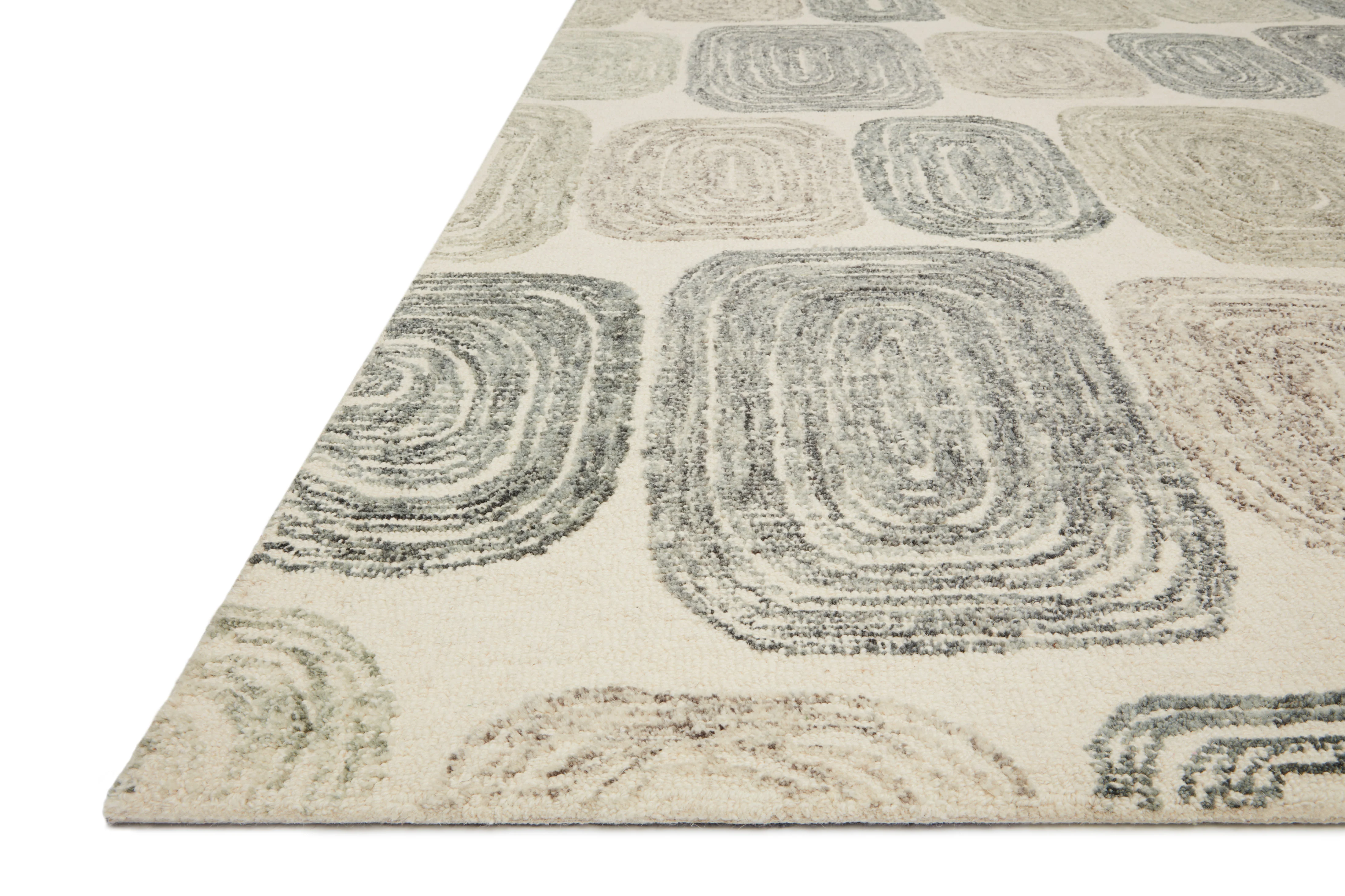 Milo Dk. Grey / Neutral Rug - Image 2