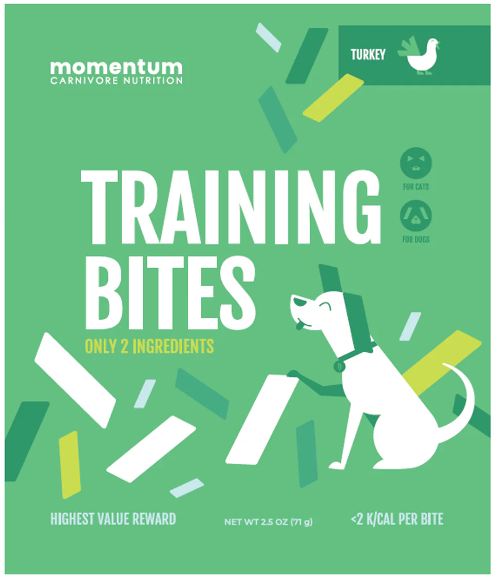 Momentum Dog Training Bites Turkey 2.5oz - Image 1