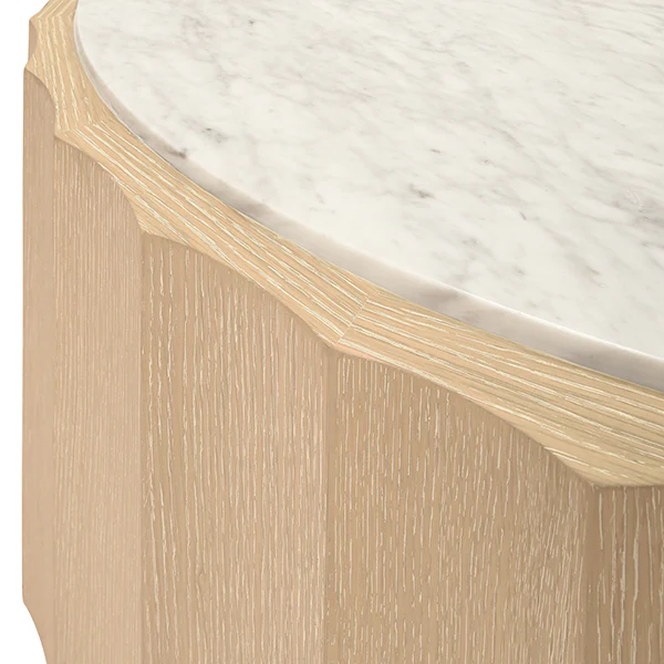 Carrara Fluted Coffee Table - Image 3