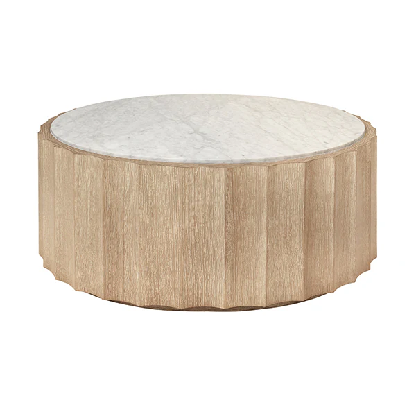 Carrara Fluted Coffee Table - Image 1