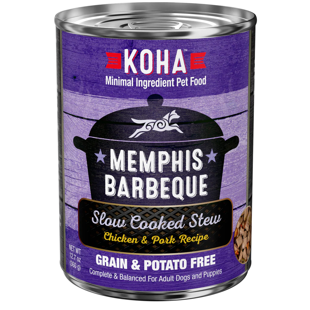 Koha Slow Cooked Stew for Dogs 12.7oz Memphish BBQ - Image 1