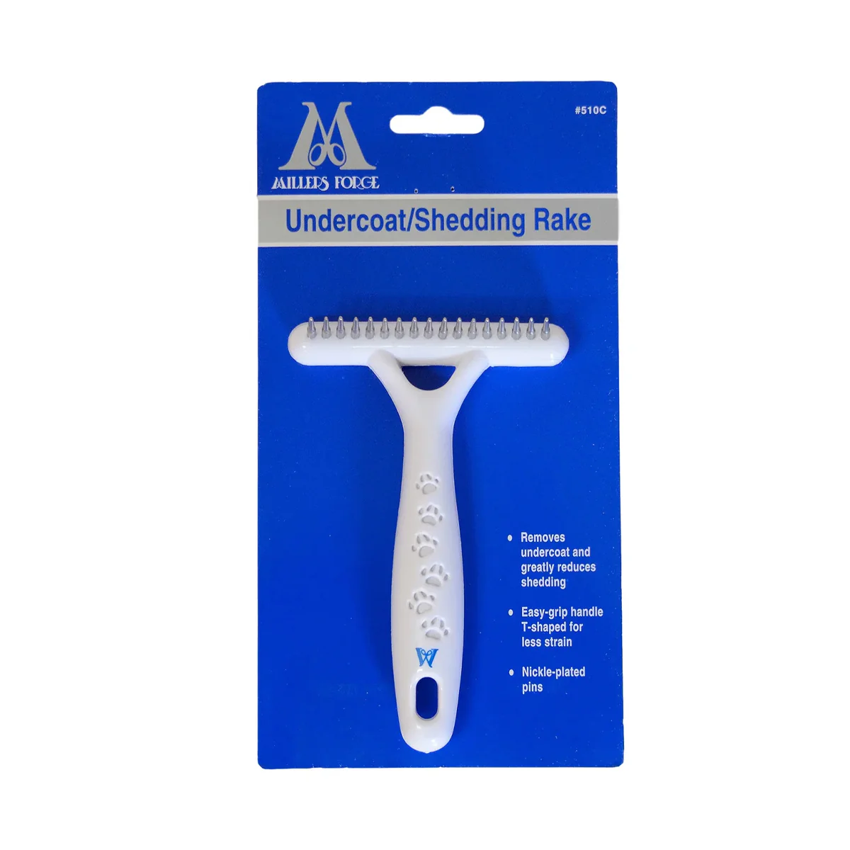 Millers Forge Undercoat Shedding Rake Short Pin - Image 1