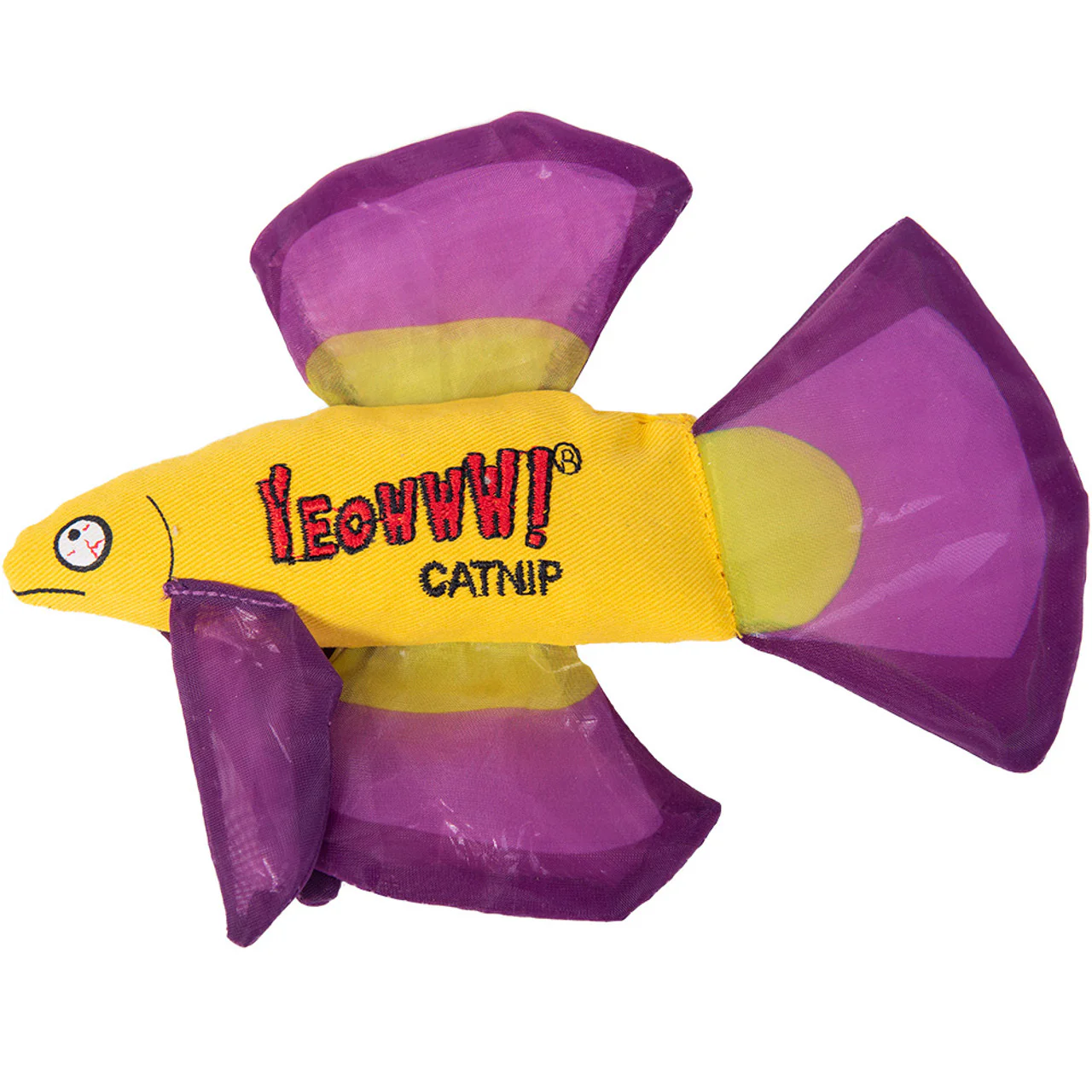 Yeowww Catnip Cat Toy Betta Fish Purple - Image 1