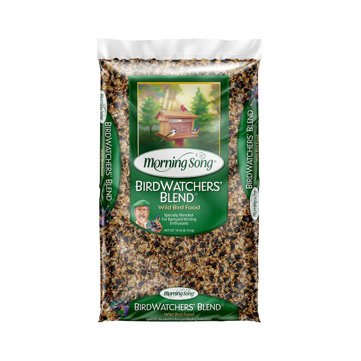 Morning Song Birdwatchers Blend Wild Bird Food, 18lb Bag - Image 1