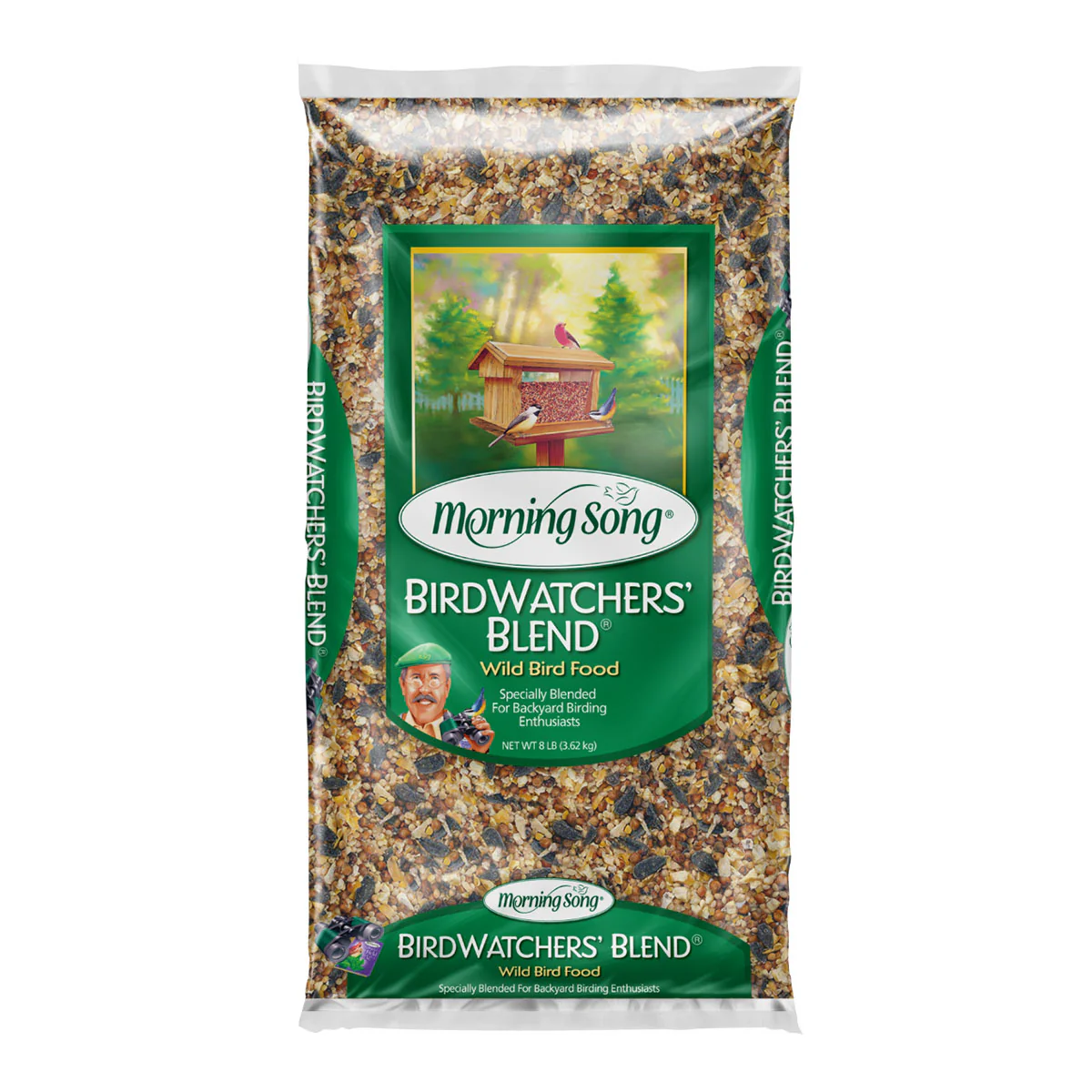 Morning Song Birdwatchers Blend Wild Bird Food, 8lb Bag - Image 1