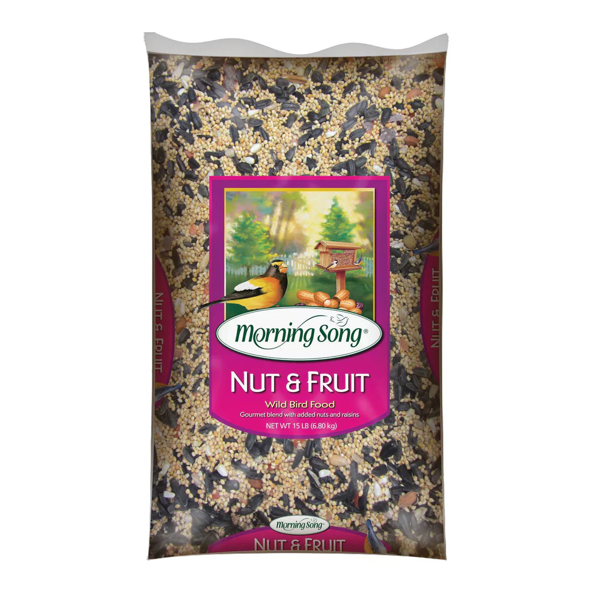 Morning Song Nut & Fruit Wild Bird Food, 15lb Bag - Image 1