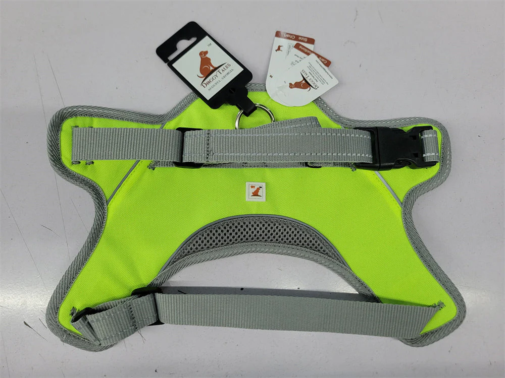 Doggy Tales Dog Hart Harness 50in Lime - Image 1