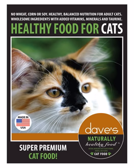 Daves 3.5 lb Naturally Healthy Adult Dry Cat - Image 1