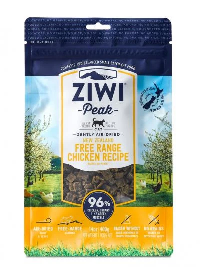 All Natural Air-dried Cat Food & Chicken Recipe, High Protein /w Superfoods 14oz - Image 1