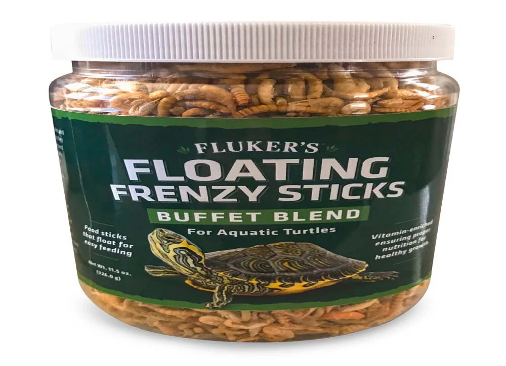 Flukers 91197701351 11.5 oz Floating Frenzy Sticks Buffet Blend for Aquatic Turtles - Image 1