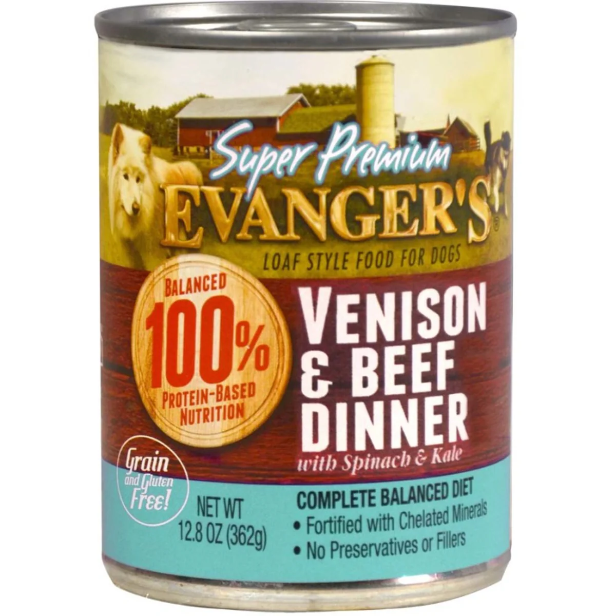Evangers 12.8 oz Venison & Beef Dinner Dog Food - Image 1