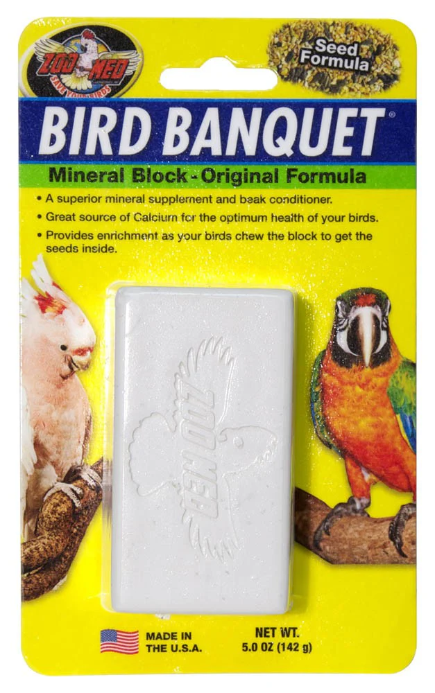 Zoo Med 097612118018 Bird Banquet Block Original Seed Formula  Large - Image 1