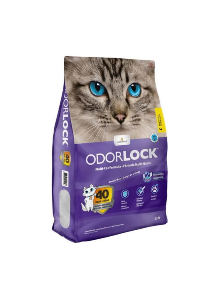 Intersand America 25lb Odorlock Cat Litter Lavender - Image 1