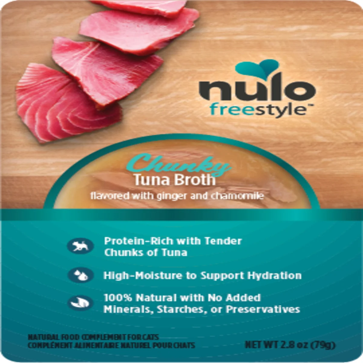 Nulo 2.8 oz Freestyle Cat Chunk Grain Free Tuna - Image 1