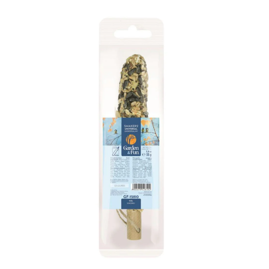 A&E Cage Vitapol 1.9oz Smakers Garden Fun Universal Food Stick for Titmouse Birds - Image 1