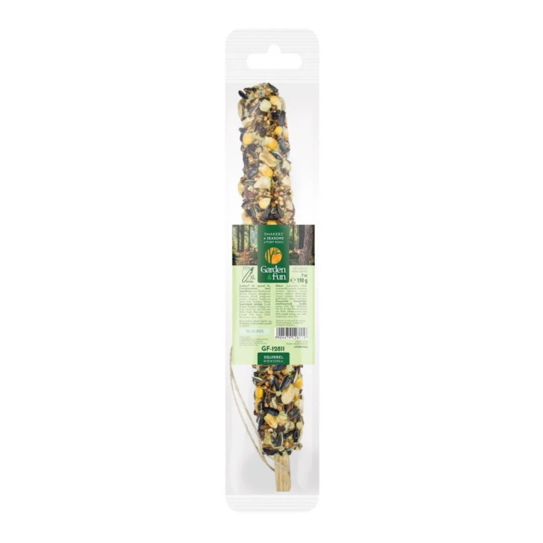 A&E Cage Vitapol 7oz Smakers Garden Fun Food Stick for Squirrels - Extra Large - Image 1