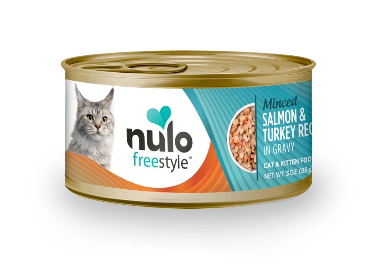 Nulo FreeStyle Minced Salmon & Turkey Wet Cat Food, 3oz - Image 1