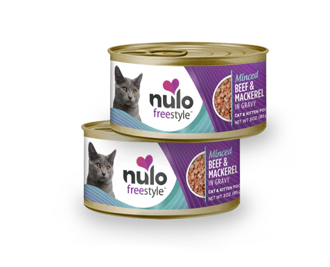 Nulo Freestyle Minced Beef & Mackerel Wet Cat Food, 3 oz - Image 1