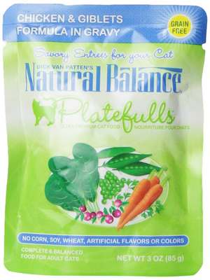 Natural Balance Platefulls Chicken & Giblets Adult Cat Food - Image 1