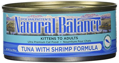 Natural Balance Ultra Premium Tuna with Shrimp Canned Cat Formula 5.5oz - Image 1
