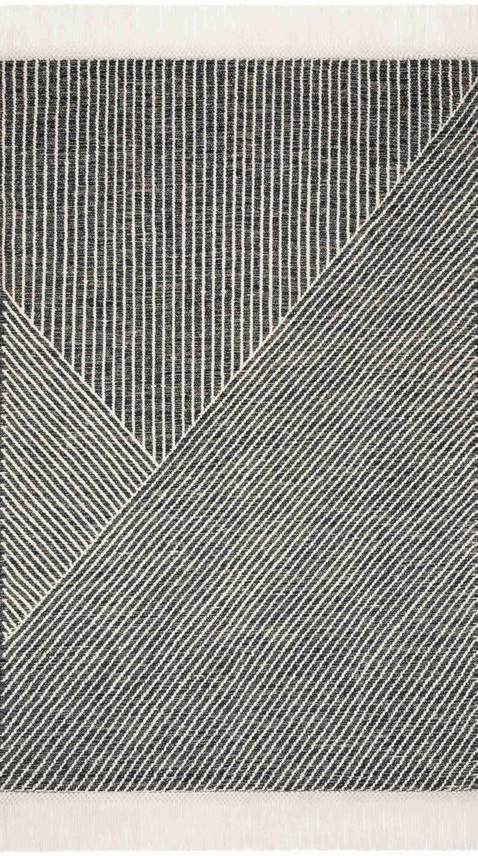 Magnolia Home by Joanna Gaines x Loloi Newton Charcoal / Ivory Rug - Image 1