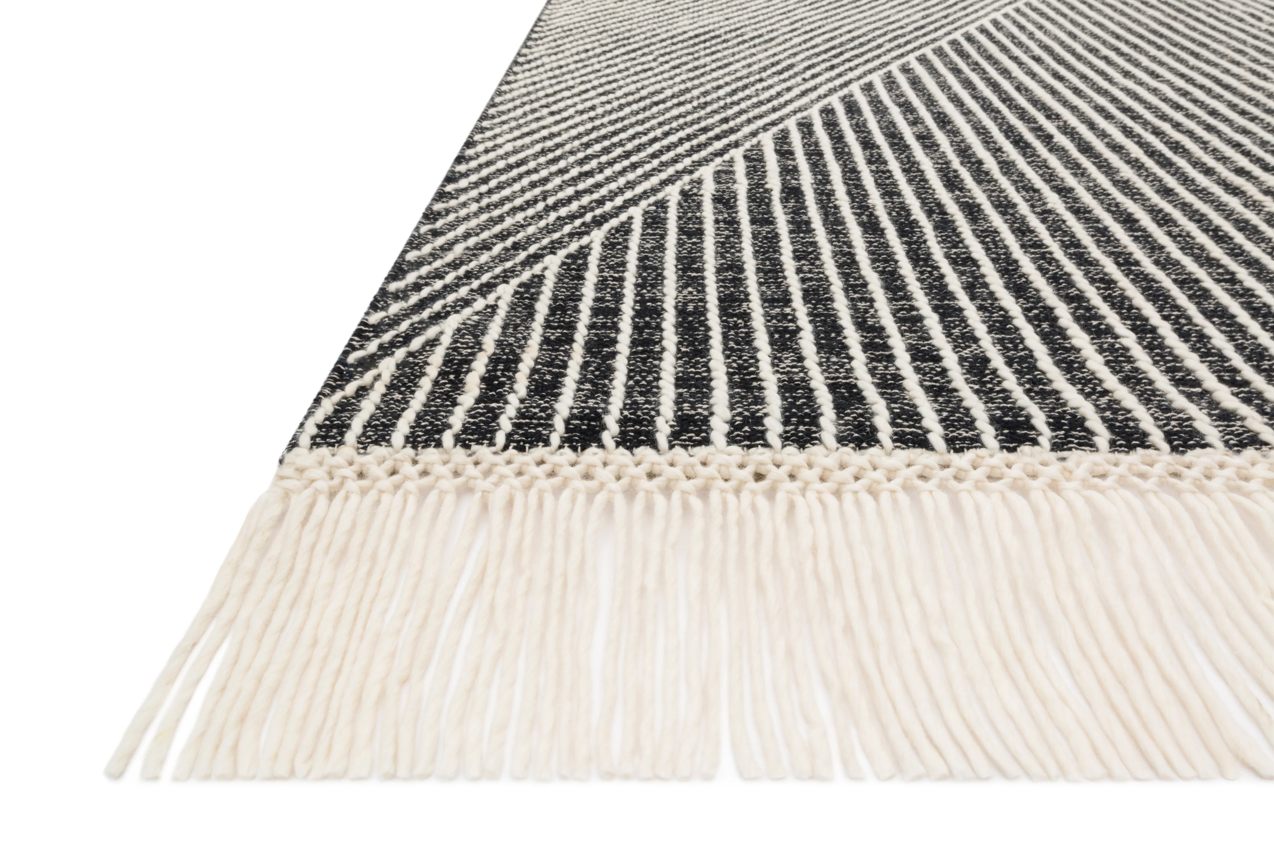 Magnolia Home by Joanna Gaines x Loloi Newton Charcoal / Ivory Rug - Image 2
