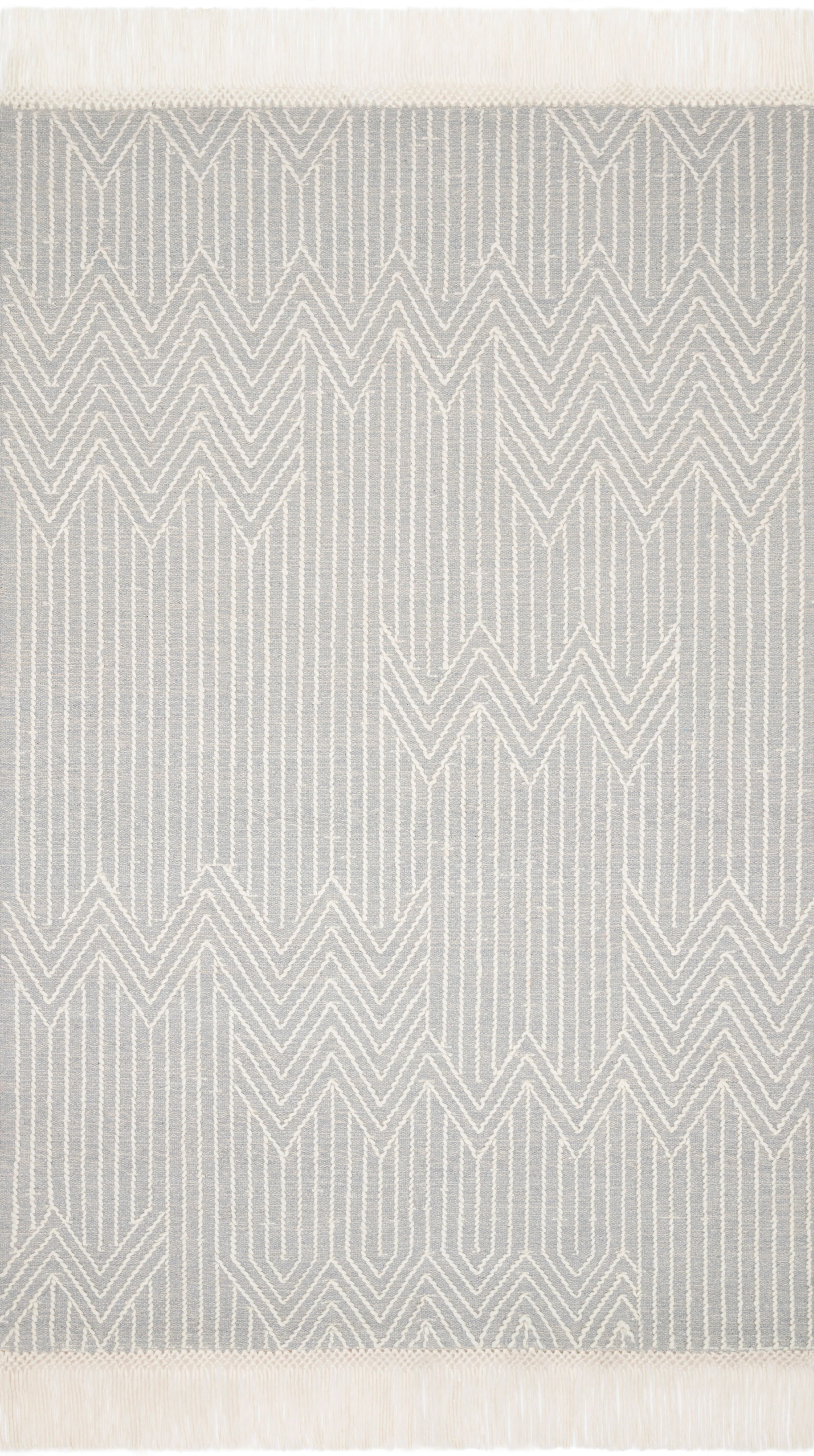 Magnolia Home by Joanna Gaines x Loloi Newton Lt Grey / Ivory Rug - Image 1