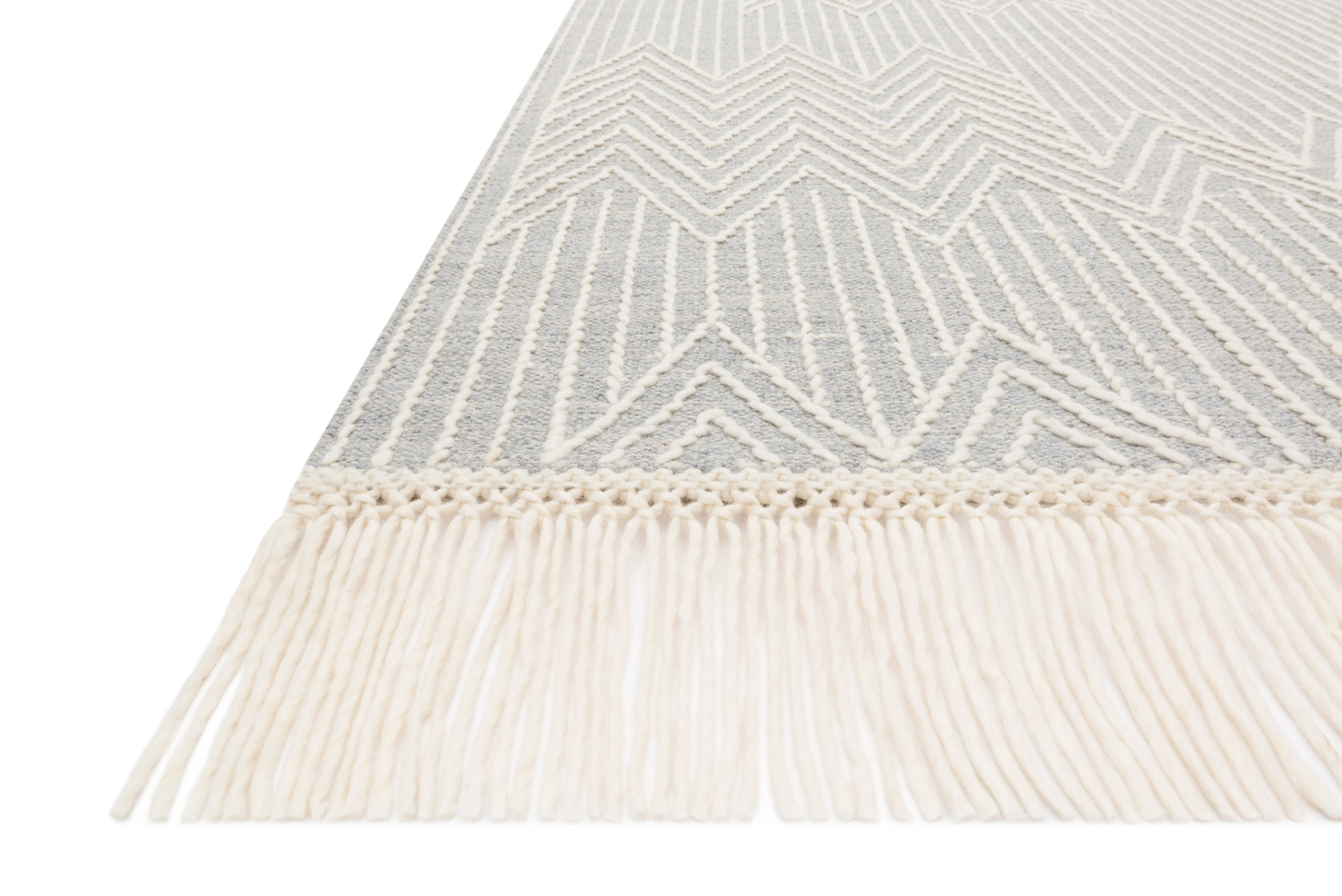 Magnolia Home by Joanna Gaines x Loloi Newton Lt Grey / Ivory Rug - Image 2