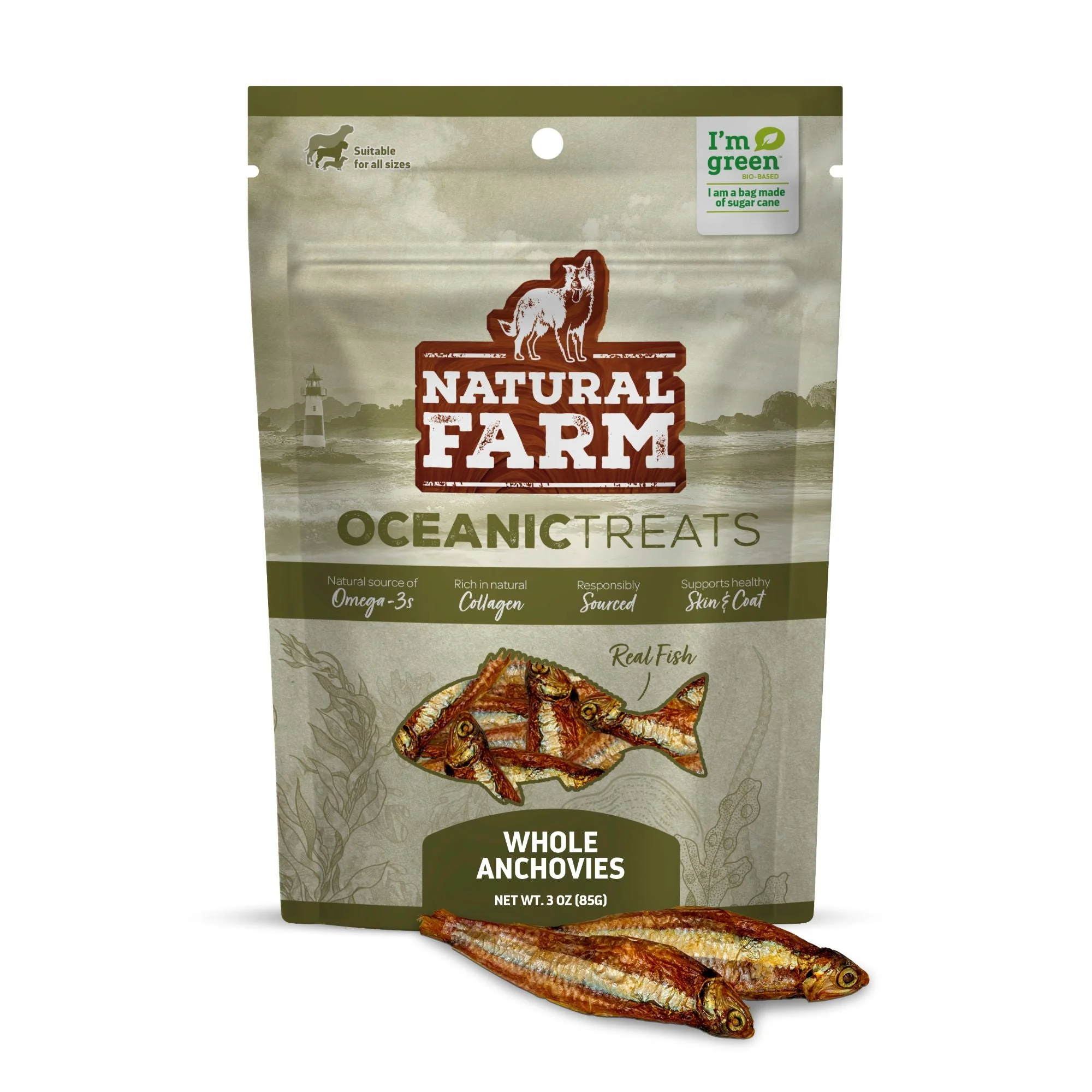Natural Farm Whole Anchovies 3oz - Image 1